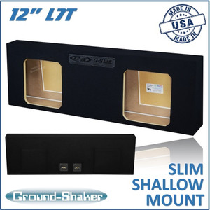 black 12” dual sealed solo-baric slim / shallow mount sub box black 12” dual sealed solo-baric slim / shallow mount sub box