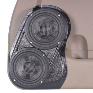 Dual 6.5″ Front Door Speaker Pods for the 2005-2021 Nissan Frontier, 2005-2012 Pathfinder
