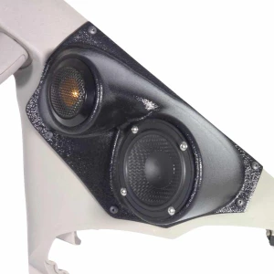 Custom Speaker Pods 3.5″ + 2″ Lower A-Pillar Speaker Pods for the 2012-2016 Nissan Frontier