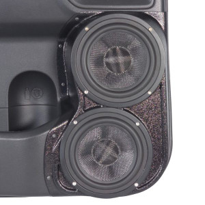 Dual 6.5″ Rear Door Speaker Pods for the 2022-2025 Nissan Frontier Dual 6.5″ Rear Door Speaker Pods for the 2022-2025 Nissan Frontier