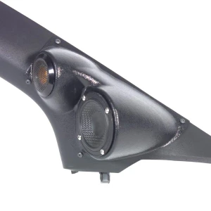 Custom Speaker Pods 3.5″ + 2″ Lower A-Pillar Speaker Pods for the 2022-2025 Nissan Frontier