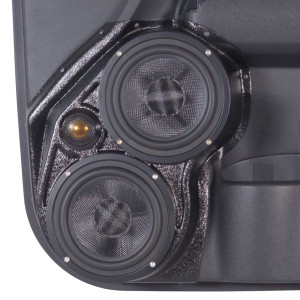 Custom Speaker Pods Dual 6.5″ + 2″ Front Door Speaker Pods for the 2008-2015 Scion xB