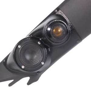Custom Speaker Pods 3.5″ + 2″ Lower A-Pillar Speaker Pods for the 2010-2015 Chevrolet Camaro