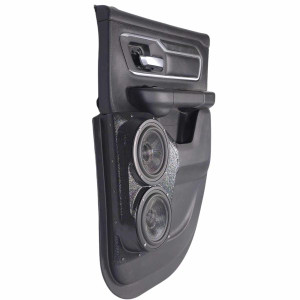 Dual 6.5″ Upper Rear Door Speaker Pods for the 2019-2025 Dodge Ram Extended Cab Dual 6.5″ Upper Rear Door Speaker Pods for the 2019-2025 Dodge Ram Extended Cab