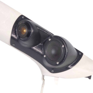 3.5″ + 2″ Lower A-Pillar Speaker Pods for the 2013-2020 Ford Fusion