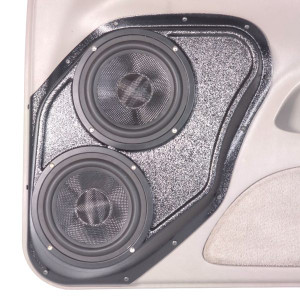 Dual 6.5″ Front Door Speaker Pods for the 2004-2006 Toyota Tundra, 2001-2007 Sequoia