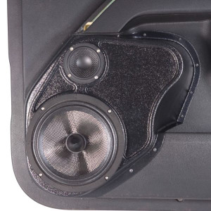 Custom Speaker Pods 8″ + 3.5″ Front Door Speaker Pods for the 2014-2018 Chevy/GMC Silverado, Sierra