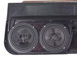 Dual 6.5″ Lower Front Door Speaker Pods for the 1978-1987 GM G-Body 2 Door Dual 6.5″ Lower Front Door Speaker Pods for the 1978-1987 GM G-Body 2 Door