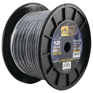 DB LINK 12 GAUGE 250' WHITE/GRAY