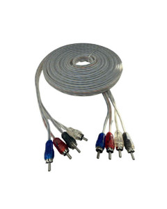 Down4Sound 12FT 4-CHANNEL TWISTED PAIR RCA | D4S-4CHRCA12FT-T