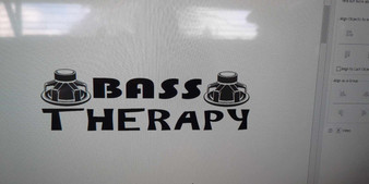 Bass Therapy Decal