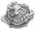 AutoTech Engineering 1992-1995 Honda Civic 1.6L High Output Alternator - view 5