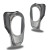 Custom Speaker Pods Single 10″ Speaker Pods for the Rear Door of a 07-14 GM Full Size Truck Upper Handle - view 4