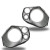 Custom Speaker Pods Single 8″ and Single 3.5″ and Single Tweeter Speaker Pods for the Front Door of a 02-05 Dodge Ram