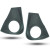 Custom Speaker Pods Single 6.5″ Speaker Pods for the Rear Door of a 14-23 Jeep Cherokee