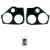 Custom Speaker Pods Single 8″ and Single 6.5″ and Single 3.5″ Speaker Pods for the Front Door of a 08-10 Chrysler 300C - view 2