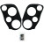 Custom Speaker Pods Dual 6.5″ and Dual 4″ Speaker Pods for the Front Door of a 07-09 GM Full Size Truck Upper Handle