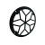 Custom Speaker Pods Custom Speaker Pods 8.0-Inch Flake Design Thump Covers