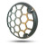 Custom Speaker Pods Custom Speaker Pods 8.0-Inch Honey Comb Design Thump Covers - view 3