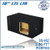 Ground Shaker GS-KKPXL110B Black 10" Large Single Ported Solo-Baric Subwoofer Box