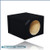 black 10" single sealed large sub box