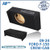 09-24 Ford F-150 Crew-Cab Black 10" Single Sealed Subwoofer Box