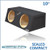 Ground Shaker GS-CP210B Black 10" Dual Sealed Compact Subwoofer Box