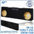 08-16 Ford F-250 Crew-Cab Black 12" Dual Sealed Subwoofer Box