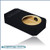 black 12" single sealed sub box, fits 21-24 ford mustang mach-e