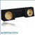 black 12" dual sealed sub box, fits 07-24 gmc sierra regular-cab