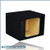 black 15" single slot ported sub box