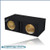 black 8" dual center-ported sub box black 8" dual center-ported sub box