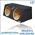 black 12" dual sealed compact sub box black 12" dual sealed compact sub box