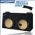 black 8" dual sealed truck sub box