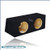 black 8" dual sealed hatchback sub box black 8" dual sealed hatchback sub box