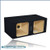 black 12" dual sealed large solo-baric sub box black 12" dual sealed large solo-baric sub box