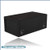 black 12" dual center-ported sub box