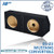 black 10" dual sealed sub box, fits 05-23 ford mustang convertible black 10" dual sealed sub box, fits 05-23 ford mustang convertible