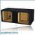 black 15" dual solo-baric center-ported sub box