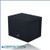 black 12" single mid-size sealed sub box black 12" single mid-size sealed sub box