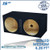 Ground Shaker GS-SQ215B Black 15" Dual Sealed Subwoofer Box