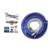 Down4Sound 4 GAUGE SILVER TINNED OFC AMPLIFIER INSTALL KIT ( BLUE/BLACK )