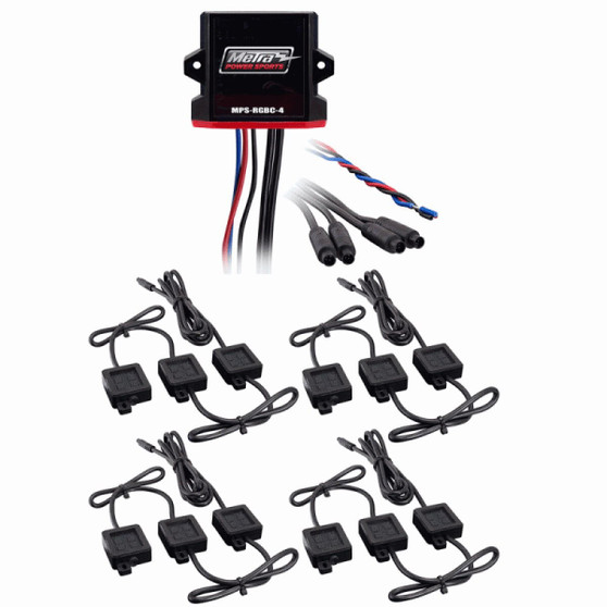 SADDLE TRAMP 12 PIECE RGB POD KIT WITH CONTROLLER (MPSRGBWWK)