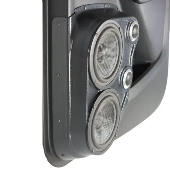 Dual 6.5, Dual Tweeter Rear Door Speaker Pods for 2019-2023 Ford Ranger