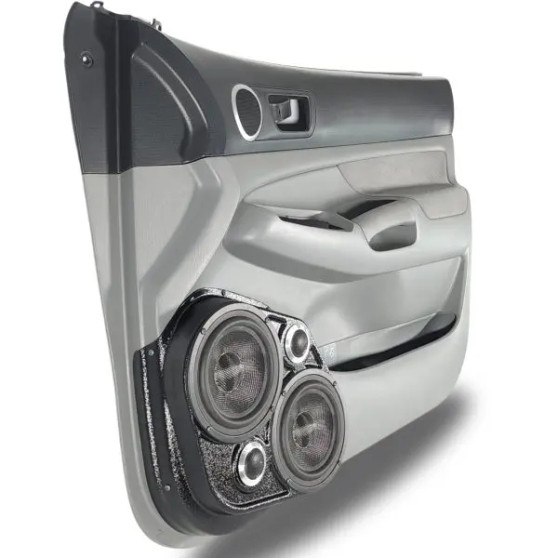 Dual 6.5″ and Dual Tweeter Speaker Pods for the Front Door of a 05-08 Toyota Tacoma