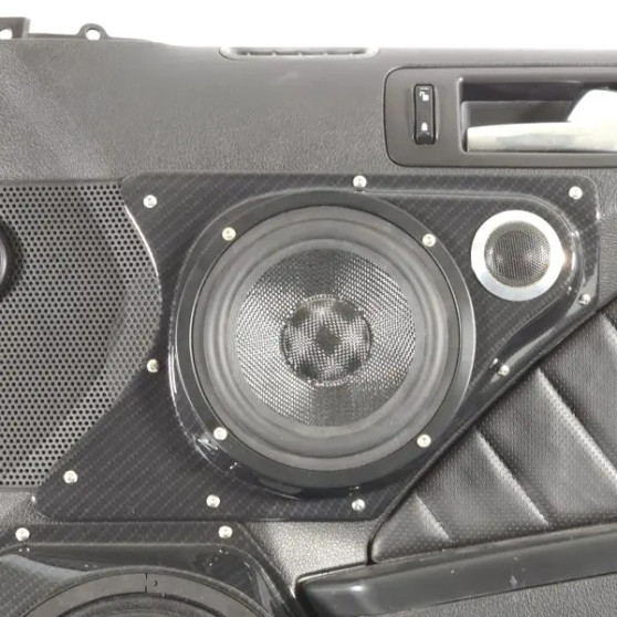Single 6.5″ and Single Tweeter Speaker Pods for the Front Door of a 10-14 Ford Mustang