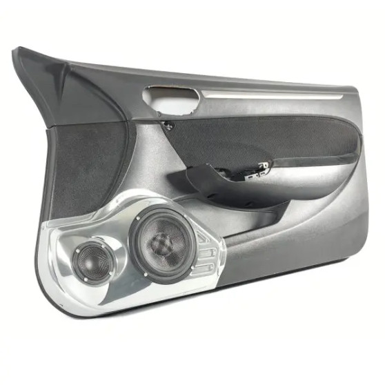 Single 6.5″ and Single 3.5″ Speaker Pods for the Front Door of a 06-11 Honda Civic 2 Door