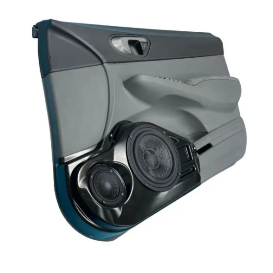 Single 6.5″ and Single 3.5″ Speaker Pods for the Front Door of a 06-11 Honda Civic 4 Door