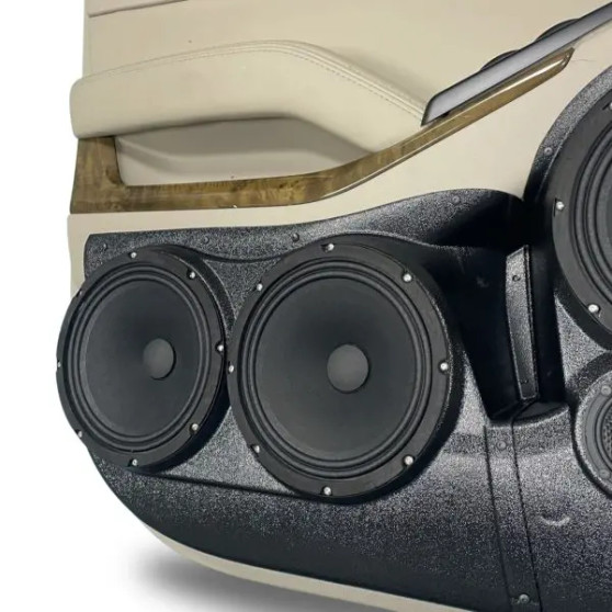 Dual 8″ Speaker Pods for the Front Door of a 15-20 GM Full Size SUV