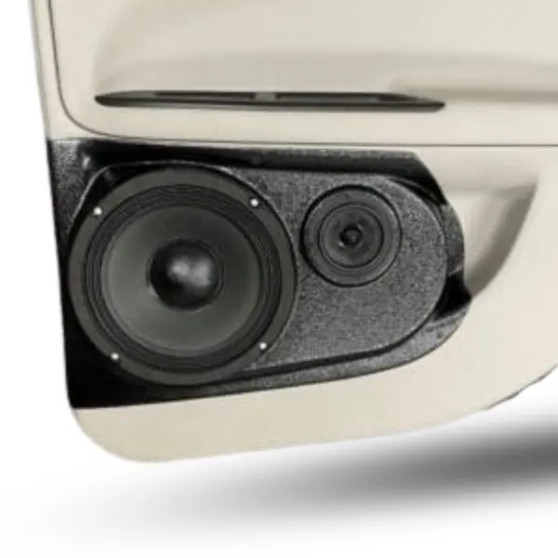 Single 8″ and Single 3.5″ Speaker Pods for the Rear Door of a 06-15 Chevrolet Impala